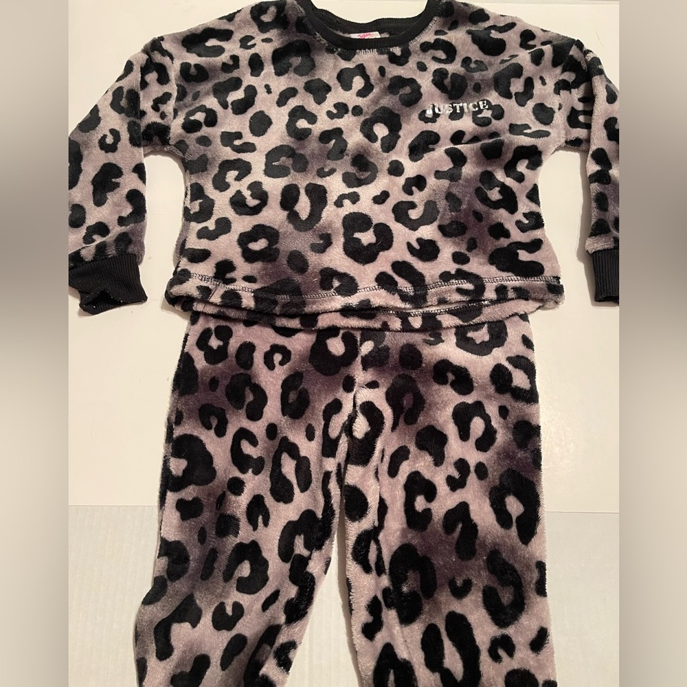 2 piece long sleeve fleece lounge set